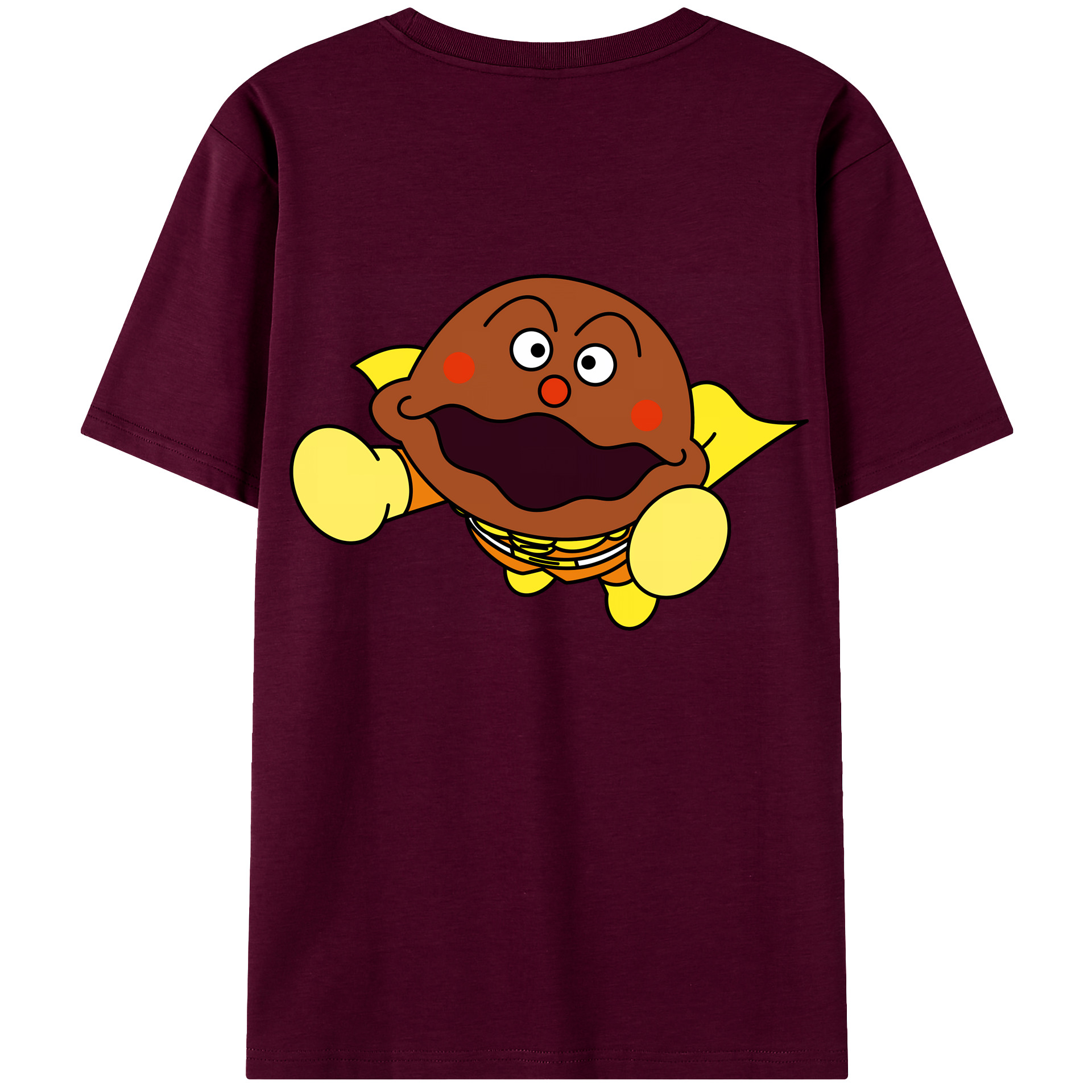 （画像用） アンパンマン Anpanman レディース半袖Tシャツ(バックプリント)